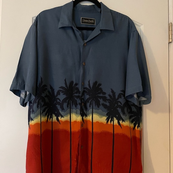 Vintage Ocean Pacific Sunset shirt - Picture 1 of 13